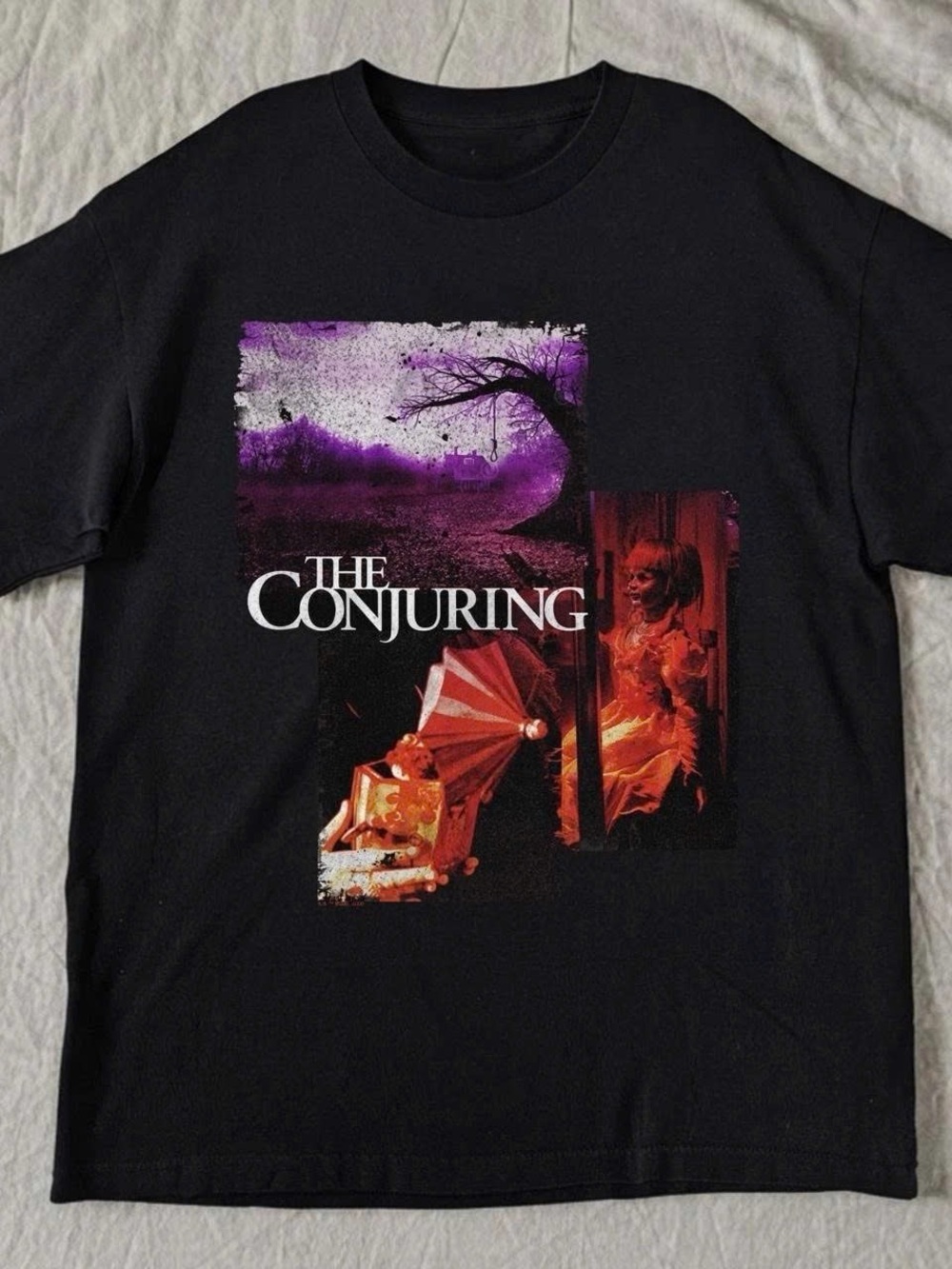 The Conjuring Black Graphic Tee - Men